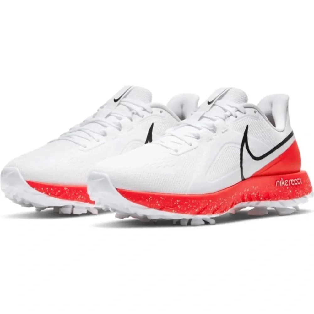 Nike React Infinity Pro Golf Infrared 23 Red/White/Black CT6620-106 Men’s Sz 8.5 - Picture 1 of 6